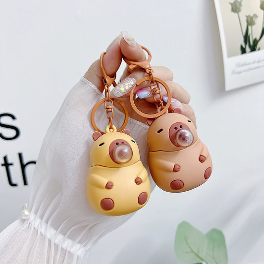 CapyPop Squishy Keychain