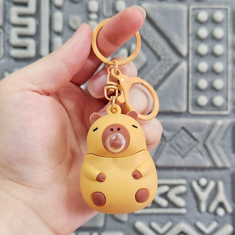 CapyPop Squishy Keychain