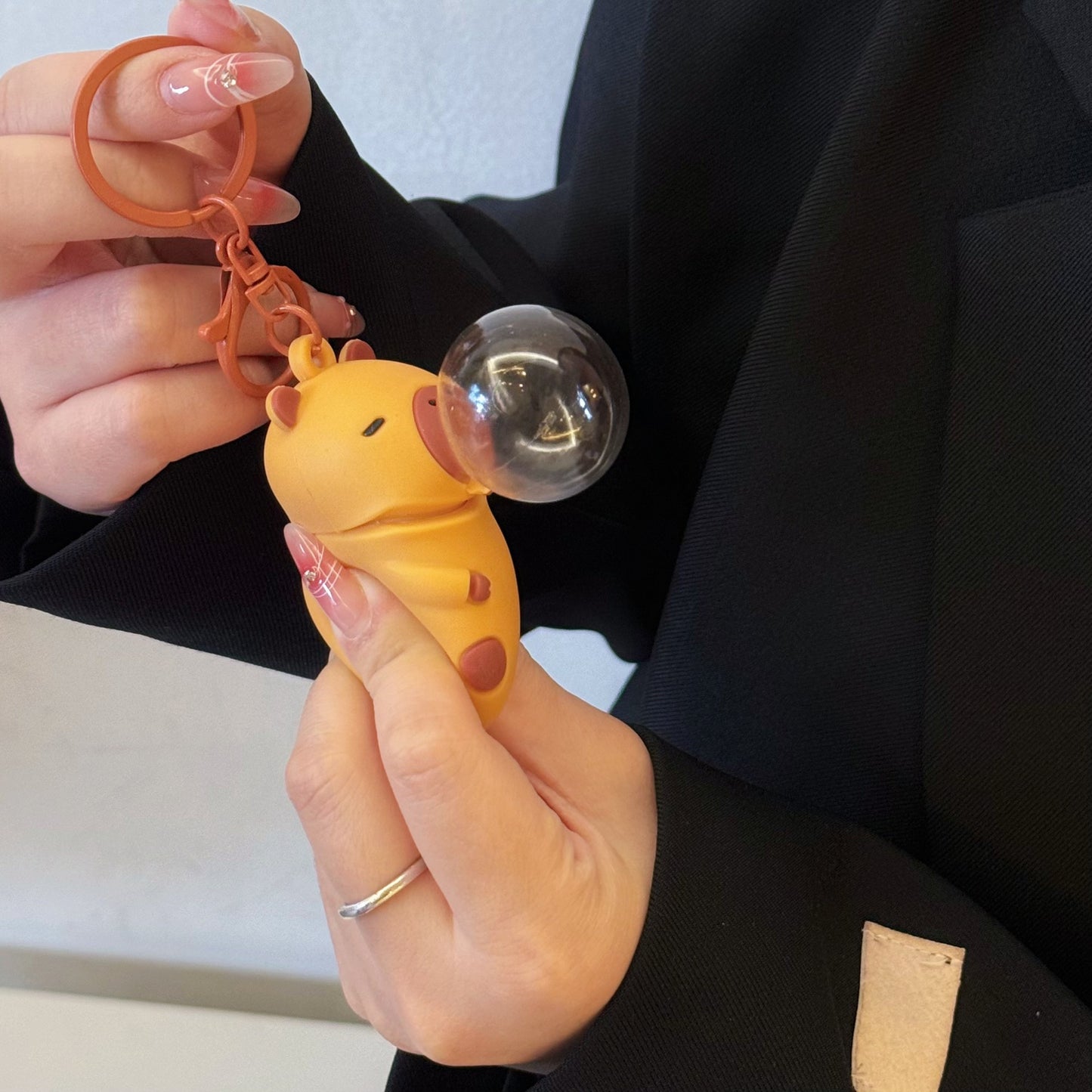 CapyPop Squishy Keychain