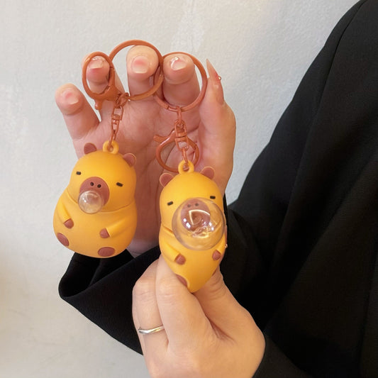 CapyPop Squishy Keychain